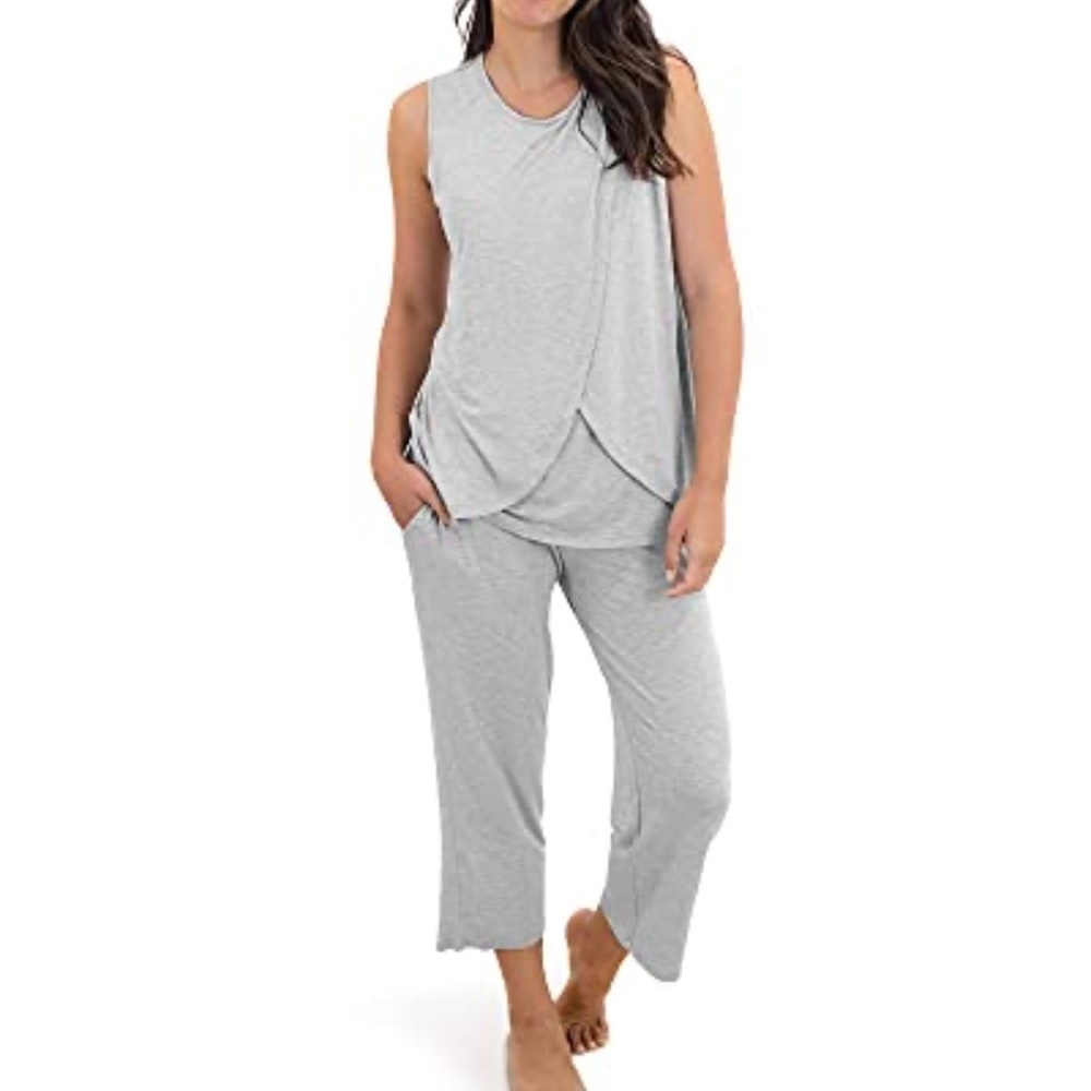 Kindred Bravely Tulip Hem Maternity & Nursing Pajamas medium